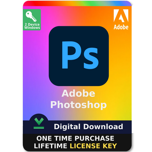 Adobe Photoshop 2025 – Perpetual License Digital Download for Windows