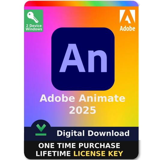 Adobe Animate 2025 – Perpetual License Digital Download for Windows