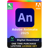 Adobe Animate 2025 – Perpetual License Digital Download for Windows